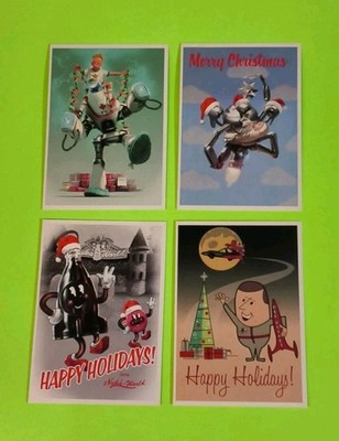 Fallout Christmas Card Nuka World Bottle And Cappy Xmas