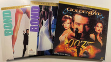 USED GREAT LOT James Bond Laserdisc Living Daylights For Your Eyes Goldeneye