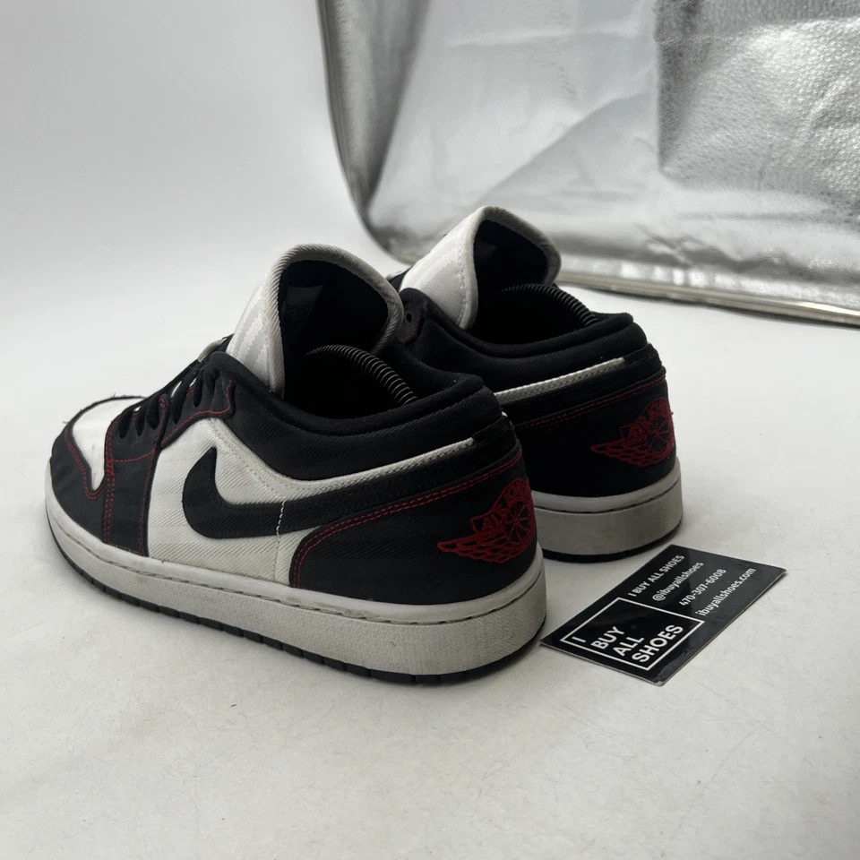 Talla 11 - Air Jordan 1 SE Utility Bajo Blanco Negro Rojo W (DD9337-106) Foto 4 de 4