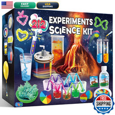 Unglinga Science Kit For Kids 212 Easy Experiments Earth Volcano Chemistry Set