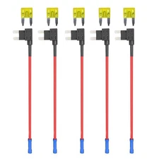 5x 12V Add A Circuit Piggy Back Fuse Tap Mini Blade Fuse Holder ATM ATP