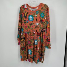 Roberto Lugo X Walmart Womens Day of The Dead Dress Size 2X Sugar Skull Floral