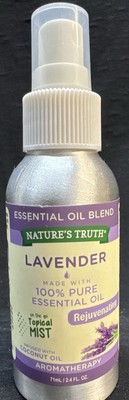 nature truth essential oil blend lavender rejuvenating 2.4oz mist dented bottle