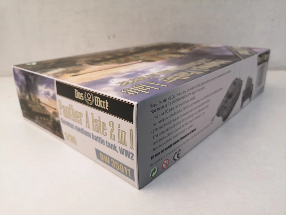 Pzkpfwg. V Panther Late No Interior Kfz. 268 171 Takom DW 35011 1/35 Chiuso-D28 - Immagine 4 di 4