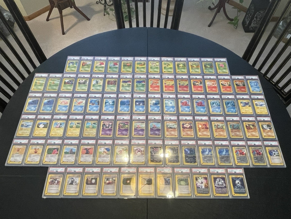 PSA 10 COMPLETE SET Japanese Wind From The Sea 1st Holo Uncommon
