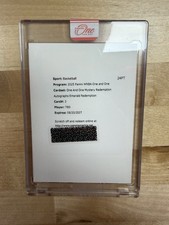 2025 Panini One And One Mystery Rookie /5 Emerald #3 Auto WNBA Redemption SSP