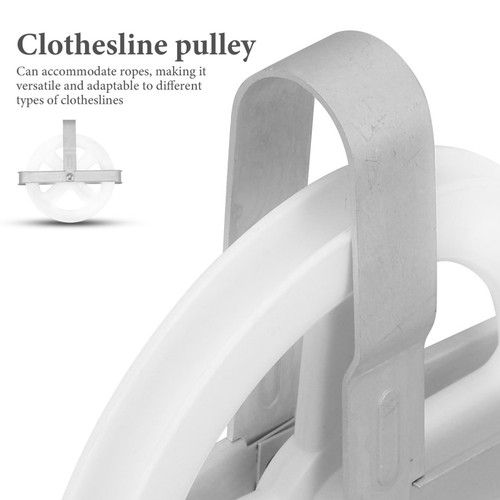 4Pcs Clothes Hanging Strap Pulley System Aluminum Alloy for Outdoor Use ...