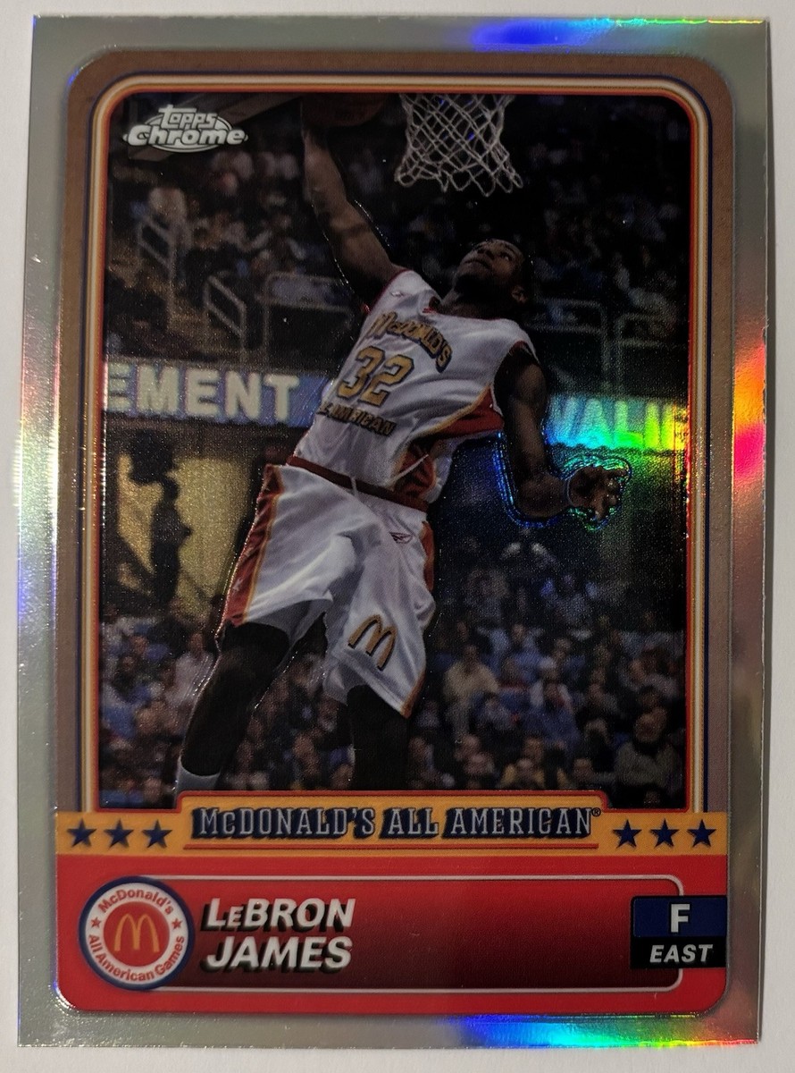 LeBron James 2024 -25 Topps Chrome Mcdonald's All American