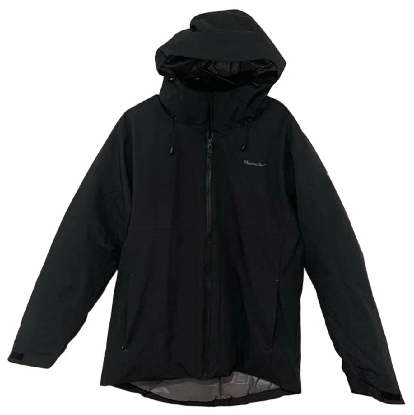 Moosejaw Men's Hooded Insulated Jacket, Size Medium, Black.
