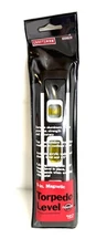 Sears Craftsman Torpedo Level 9” Magnetic 39829 USA With Vinyl Storage Pouch