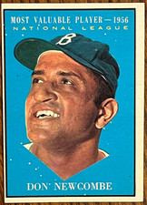 1961 Topps baseball card # 483 Don Newcombe MVP-   EX