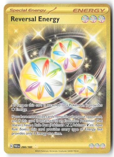 Reversal Energy 266/182 Hyper Rare Paradox Rift Pokemon Holo Near Mint