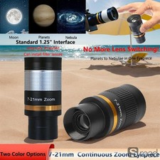 7-21mm Zoom Eyepiece 1.25 Inch Fully Multi-Coated For Telescopes Astronomy