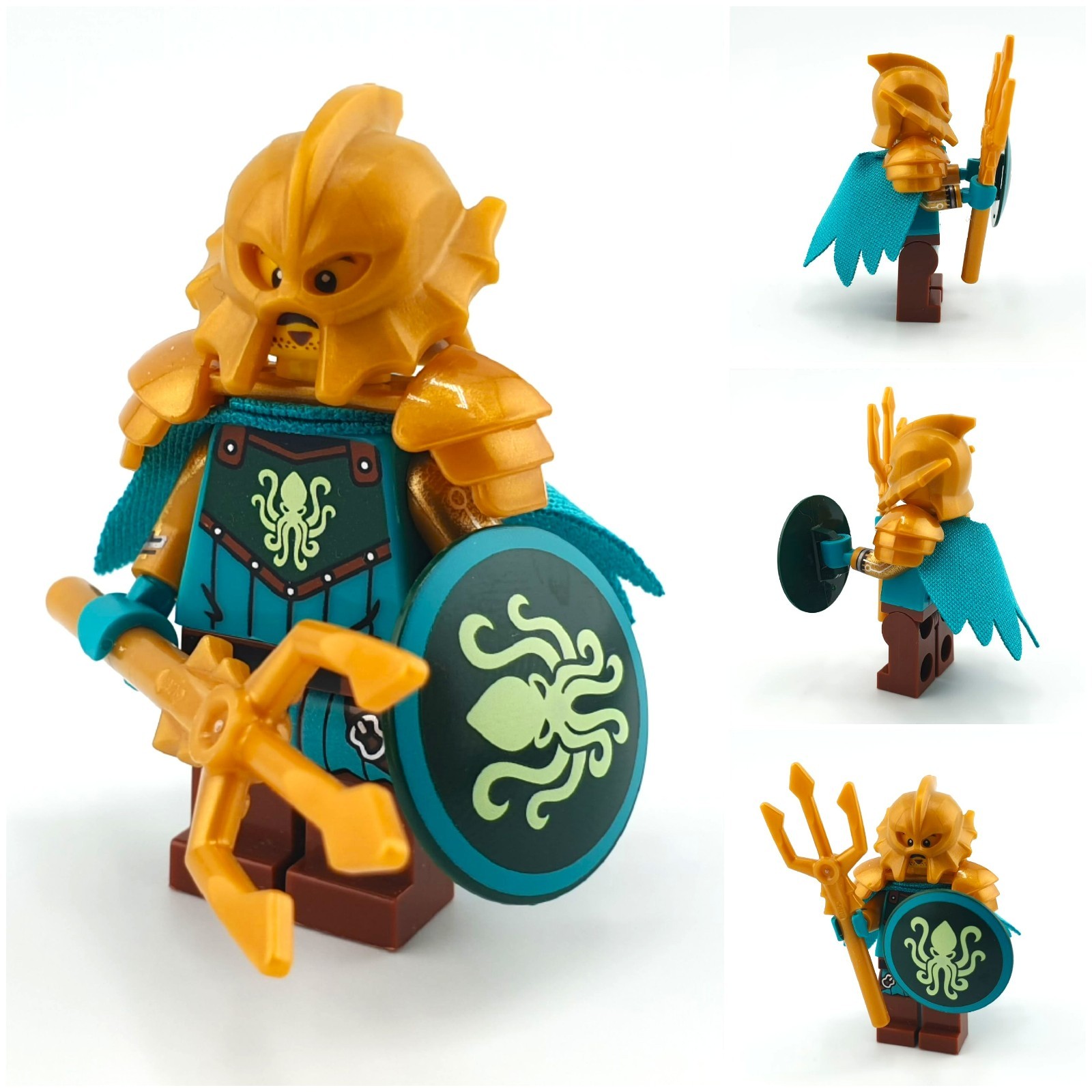 MOC aus LEGO®-Teilen Kraken Knights Leader / Anführer | passt zu 10332 31168
