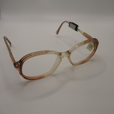 Zinco Vermont Eyeglass Frames Crystal Brown 52-18 Vintage Full Rim Women