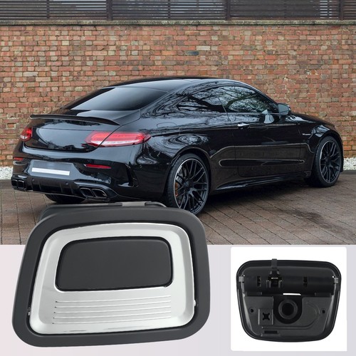Pour Mercedes W166 ML GARNITURE POIGNÉE COFFRE 1 pièce noir accessoires voitur - Picture 2 of 12
