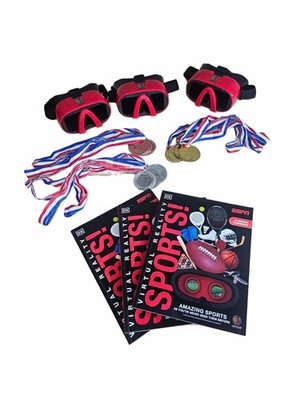 3 PACK - Abacus Virtual Reality ESPN Gift Box - Illustrated Interactive VR Book