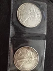 United States Mint American Eagle 2x 1 oz .999 Silver Coins Lot