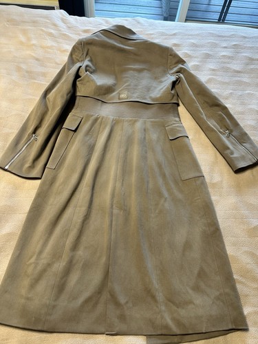 alo jacket women small Long Trench Style - Picture 12 of 14