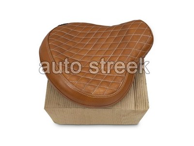 Passend Für Royal Enfield Classic 650 Tan Farbe Echtes Leder Fahrer-Sitz