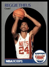 1990-91 Hoops Reggie Theus New Jersey Nets #420