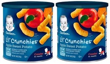 Gerber Lil' Crunchies Apple Sweet Potato 2 Pack