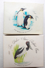 1991 and 1992 $10 Piedfort Silver Proof Coins  "Jabiru&rdquo; & "Emporer Penguins"