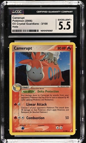 Camerupt graded CGC 5.5 for sale on eBay