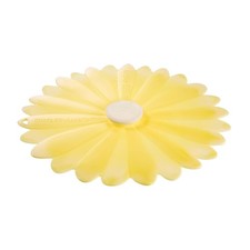 Charles Viancin - Daisy Silicone Lid - 15 cm - Airtight lid 6''/15cm, Yellow