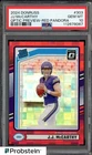 2024 Donruss Optic Preview Red Pandora Prizm #303 JJ McCarthy RC Rookie PSA 10