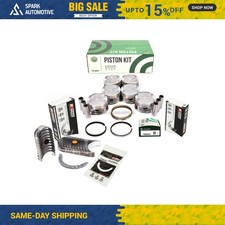 Pistons Main Rod Bearings Fit 93-02 Mazda Mx6 626 Millenia Ford Probe 2.5 Kl