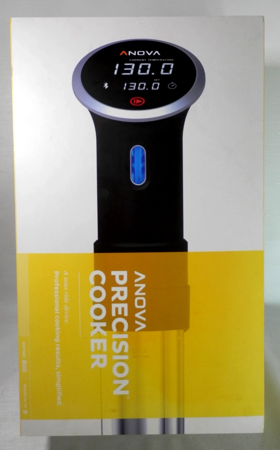 Anova A2.2 Culinary Sous Vide Precision Cooker Black 800 Watts Bluetooth Connect