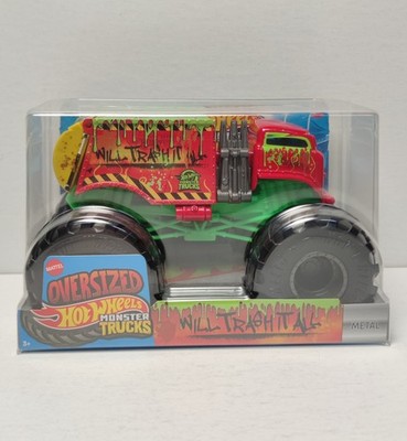 Hot Wheels - Oversized 1:24 - Monster Trucks - Will Trash IT All -Metal- Neu&OVP