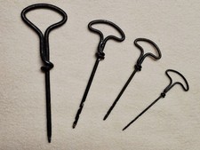 4 Antike handgefertigter Bohrer  Europa- 1950er Jahre