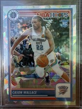 2023-24 Panini Nba Hoops Premium Stock - Cason Wallace #76 Ice Prizm (RC)