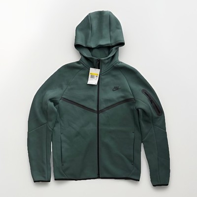 Size S -Nike Tech Fleece Windrunner Full Zip Hoodie Olive Green