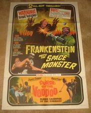 FRANKENSTEIN  MEETS THE SPACE MONSTER ( 1966)  -  Shlock classic !