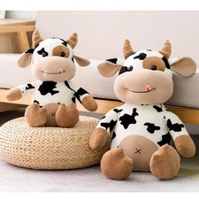 26CM Simulation Cattle Animals Plush Toys Car...