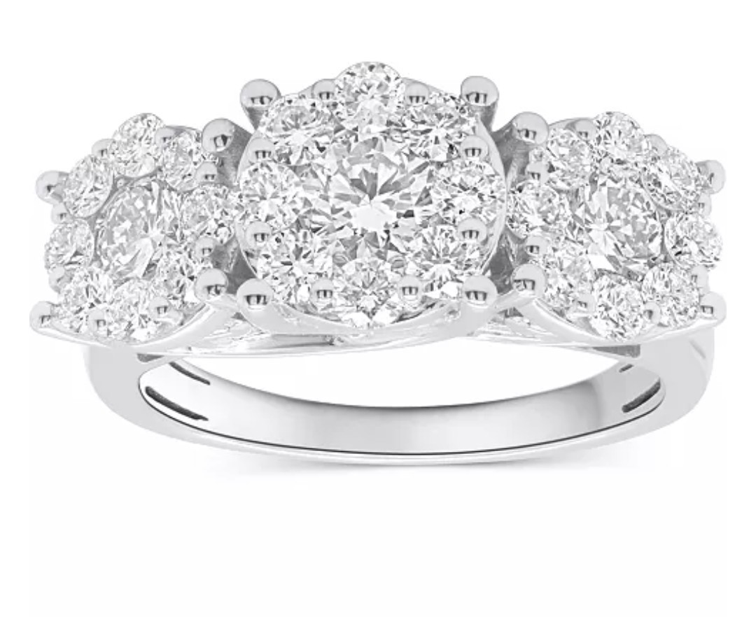 Lab Created Diamond Ring - image 3