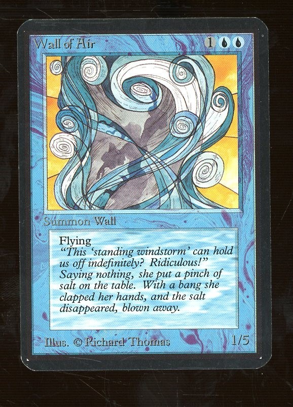 Auction #1 1993 MTG Magic The Gathering Alpha Wall of Air