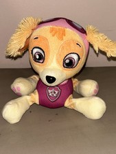 PAW Patrol Skye Plush Toy Stuffed Animal 6" Pink Pilot Vest Goggles Dog Puppy