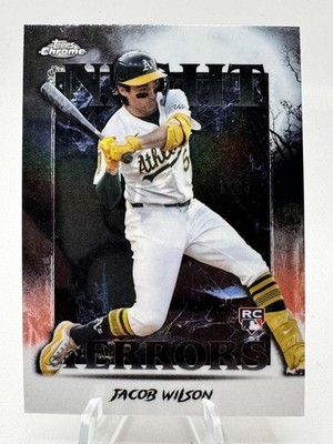 JACOB WILSON 2025 Topps Chrome Update #NT-11 NIGHT TERRORS RC