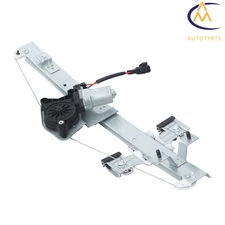 For Silverado Sierra 07-13 Rear+Left Driver Side W/ Motor Power Window Regulator