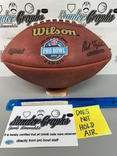 2006 NFL PRO BOWL OFFICIAL WILSON GAME ISSUED FOOTBALL BALL DERRICK BROOKS MVP