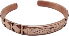 Healing Lama Hand Forged 100 Copper Bracelet. Made with Solid and High Gauge