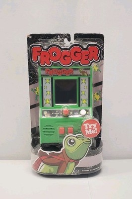 Basic Fun Frogger Retro Mini Classic Arcade Video Game Handheld Konami Works New