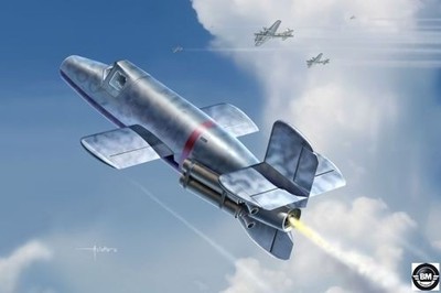 Brengun Bachem Ba-349 A Natter Bausatz Aircraft Düsenantrieb 1:72 Art. BRP72001