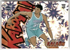 Tidjane Salaun 2024-25 Revolution Rookie Kaboom! #23 Hornets RC SSP Case Hit
