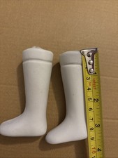 Unfinished bisque, doll legs antique lady style porcelain repro Parts 3 1/2