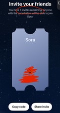 Sora 2 Invite Code -GUARANTEED DELIVERY! - 7/24 DELIVERY